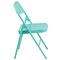 Emma and Oliver 2 Pack Home & Office Colorful Metal Folding Chair Teen and Event Seating